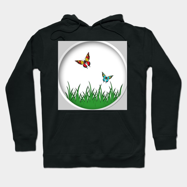 Butterflies  Art Hoodie by piksimp